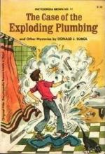 Encyclopedia Brown and the Case of the Exploding Plumbing and Other Mysteries book cover
