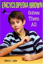 Encyclopedia Brown Solves Them All book cover