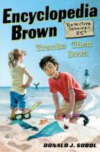 Encyclopedia Brown Tracks Them Down book cover