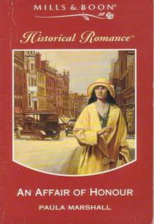 An Affair Of Honour cover picture