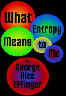 What Entropy Means To Me cover picture