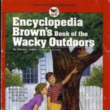 Encyclopedia Brown's Book of the Wacky Outdoors book cover