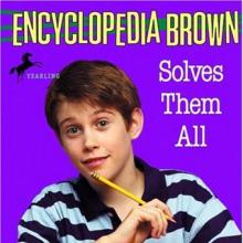 Encyclopedia Brown Solves Them All book cover