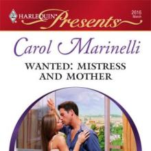 Wanted: Mistress And Mother book cover