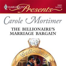 The Billionaire's Marriage Bargain cover picture