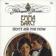 Dont Ask Me Now cover picture