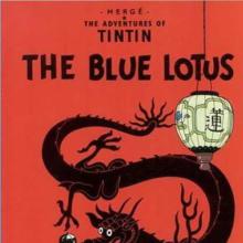 Tintin The Blue Lotus cover picture