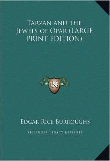 Tarzan And The Jewels Of Opar cover picture