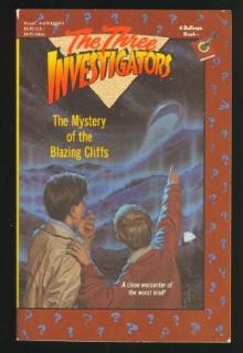 The Mystery of the Blazing Cliffs book cover