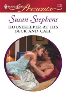 Housekeeper At His Beck And Call cover picture