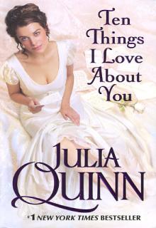 Ten Things I Love About You cover picture