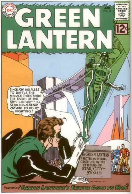 Green Lanterns Statue Goes To War