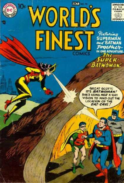 Worlds Finest Comics 090  The Amazing Archer From Mars