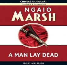 A Man Lay Dead cover picture