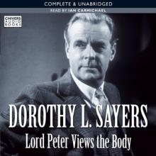 Lord Peter Views The Body cover picture