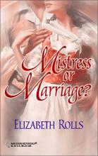 Mistress Or Marriage? cover picture