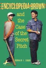 Encyclopedia Brown and the Case of the Secret Pitch book cover