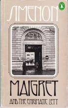 Maigret and the Enigmatic Lett book cover