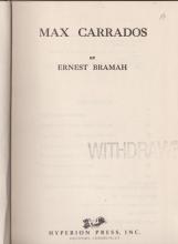Max Carrados Mysteries book cover
