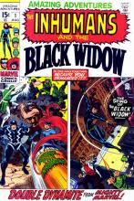 The Inhumans and the Black Widow: The Sting of the Black Widow cover picture