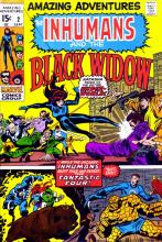 The Inhumans and the Black Widow: Friend Against Friend cover picture