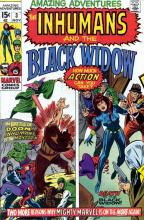 The Inhumans and the Black Widow: Pawns of the Mandarin cover picture